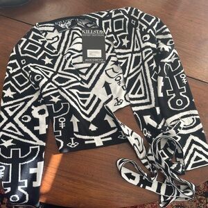 Killstar Thelema wrap sweater